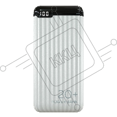 Портативный аккумулятор More choice (4620202550514) PB19-20 2USB 2.1A - 20000mAh белый
