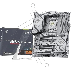 Материнская плата MSI MAG X870E GAMING PLUS MAX WIFI, AM5, AMD X870E, 4xDDR5 (до 256 ГБ), 4xSATA, 3xM.2 (1xPCIe 5.0, 2xPCIe 4.0), 1xPCIe 5.0 x16, 1xPCIe 4.0 x16, 1xPCIe 3.0 x16, 1xPCIe x1, 1xHDMI, 1x5Gb LAN, Wi-Fi 7, Bluetooth 5.4, 1xUSB-C 40Gbps (USB4), 1xUSB-C 20Gbps, 2xUSB-A 10Gbps, 2xUSB-A 5Gbps, 4xUSB-A 2.0, 3x3.5 мм + S/PDIF оптический, 7.1, белый, ATX