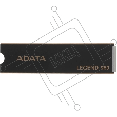Накопитель SSD ADATA LEGEND 960, 4Tb, PCIe 4.0 x4, M.2 2280, NVMe, R/W 7400/6800, с радиатором