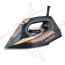 Утюг электрический ENDEVER DELTA-233, черный/золотой, мощность 2400 Вт, подача пара до 35 г/мин, паровой удар до 145 г/мин, 8 шт/уп