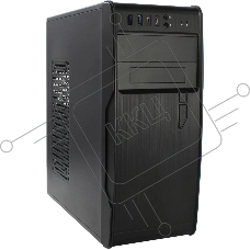 Компьютерный корпус PowerCool без ТМ, S1008BK-2U3C-NP NP (MidiTower, БЕЗ БП, черный, 2*USB3.0+2*USB Type-C +HD Audio)