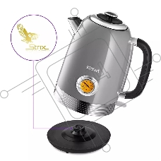 Чайник электрический Kitfort КТ-6605 1.7л. 2200Вт серый (корпус: нержавеющая сталь)