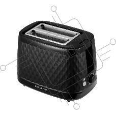 Тостер Polaris PET-0734 черный, 900 Вт, 2 слота