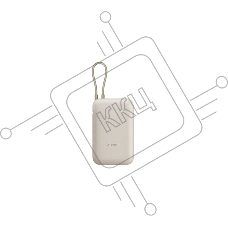 Внешний аккумулятор Xiaomi Power Bank 10000mAh (встроенный кабель) Tan GL