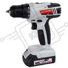 Дрель-шуруповерт аккумуляторная ИНТЕРСКОЛ ДА-10/18ЭР 35 ПРОМО, 18В, 1400 об/мин, с 1 АКБ 2 Ач и ЗУ