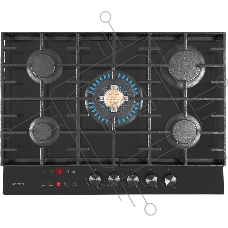 Варочная поверхность HIBERG VM 7155 B, черный
