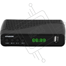 Ресивер HYUNDAI H-DVB500 черный Цифровой TV