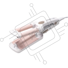 Щипцы для завивки волос Galaxy Line GL4667 белый/бежевый, 10 мм, 180 °C, 1 режим