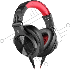 Гарнитура OneOdio A71 красный, проводная, 3.5 мм