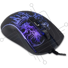 Мышь проводная Oklick 702G черный, 3600 dpi, USB, кнопки - 4