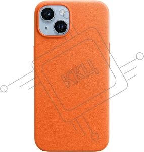 Чехол (клип-кейс) Apple для Apple iPhone 14 Leather Case with MagSafe A2906 оранжевый (MPP83ZM/A)