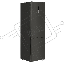 Холодильник Maunfeld MFF200NFSB10 Inverter черный двухкамерный 271/106 л морозилка снизу, NoFrost