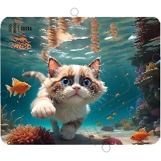 Коврик для мыши Cactus Fish Cat 300x250x3мм (CS-MPC-D15M)