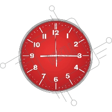 Часы настенные Centek СТ-7100 Red
