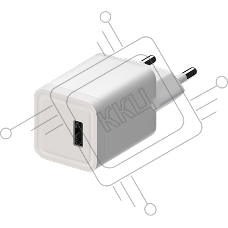 Сетевое зарядное устройство Maxvi A201 1хUSB 2A, белый Сетевое зарядное устройство Maxvi A201 1хUSB 2A, белый
