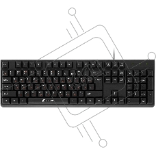 Клавиатура проводная Oklick 100M/100M HW3 черный USB