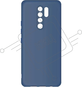 Чехол (клип-кейс) BoraSCO для Xiaomi Redmi 9 синий (39071)