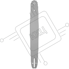 Шина для цепных пил Deko R-CS10 64звен. для DKEC 18/DKCHS 40 Pro 18 (упак.:1шт) (080-2042)