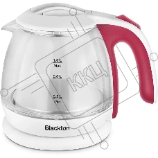 Чайник электрический Blackton Bt KT1801G белый/розовый, 1500 Вт, 1 л.