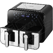 Аэрогриль Kitfort КТ-2269 2400Вт серебристый/черный