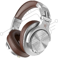 Гарнитура OneOdio A71 серебристый, проводная, 3.5 мм