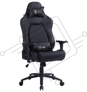 Кресло игровое Cactus CS-CHR-130 черный сиденье черный эко.кожа с подголов. крестовина металл пластик черный