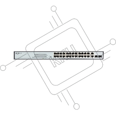 Коммутатор Smart Managed Switch 24x100Base-TX PoE, 2xCombo 1000Base-T/SFP, PoE Budget 280W, 19