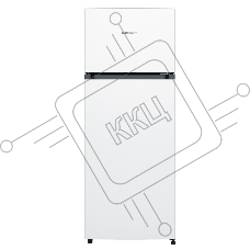 Холодильник Kraft KF-DF340W белый двухкамерный 164/41л морозилка сверху