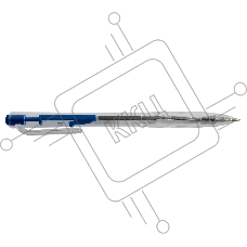 Ручка шариковая автоматическая Buro 1489644 прозрачный, d=0.7мм, синие чернила, коробка картонная, сменный стержень, линия 0.5мм, без индикатора Маркировки