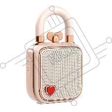 Портативная колонка Divoom LoveLock розовая (41000009686)