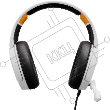 Наушники с микрофоном Оклик HS-L710G белый/черный