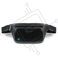 Сумка на пояс мужская Piquadro Blue Square CA2174B2/N, натур.кожа, черный