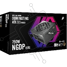 Блок питания 1STPLAYER ACK HA-750AC2, 750Вт, 80 PLUS Standart, черный