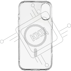 Чехол (клип-кейс) uBear для Apple iPhone 16 Plus Real with MagSafe прозрачный (CS397TT67RL-I24M)