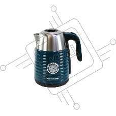 Чайник электрический Willmark WEK-1738PST (1.7л, двойные стенки, эффект термоса, термометр, 2200Вт) Изумрудный