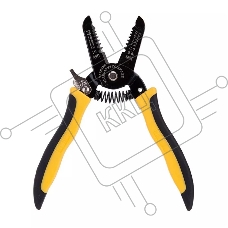 Стриппер многофункциональный Deli DL2607 0,6-2,6мм Размер: 7 дюймов. Диапазон зачистки: 0,6-2,6 мм. Лезвие из материала 50# с черной отделкой. PP+TPR погружная ручка. Пружина с автоматическим возвратом. 2 в 1 инструмент для зачистки проводов и кусачки.