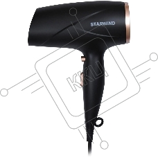 Фен Starwind SHD 6055 1600Вт черный
