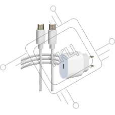 Сетевое зарядное устройство Rexant USB-C, 20Вт в комплекте с кабелем USB-C – USB-C