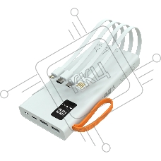Портативный аккумулятор More choice (4620202550545) PB22-10 с кабелем 2USB 2.1A - 10000mAh белый