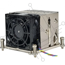 Кулер серверный Ablecom ACL-S20070 черный, 60 мм, алюминий/медь, 8400 об/мин, 52 дБ, 4 pin, 145 Вт, 64.5 мм