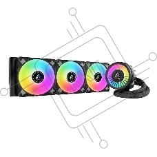 Жидкостная система охлаждения Arctic Liquid Freezer III 360 A-RGB черный, 120 мм, алюминий, 2800 об/мин, 26 дБ, 4 pin, 230 Вт