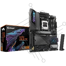 Материнская плата Gigabyte X870E AORUS PRO, AM5, AMD X870E, 4xDDR5, 4xSATA, 4xM.2, 1xPCI-E 5.0 x16, 1xPCI-E 4.0 x4, 1xPCI-E 3.0 x4, 1xHDMI, 1xUSB-C (DP), 1x 2.5Gb LAN, 2xUSB-A 2.0, 4xUSB-A 3.2 Gen 1, 3xUSB-A 3.2 Gen 2, 2xUSB-C 3.2 Gen 2 (USB4), 2x3.5 мм, 