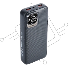 Мобильный аккумулятор Perfeo Powerbank Atomic Age 20000 mAh/LED дисплей/PD + QC 3.0/Type-C/2 USB/Выход: 5A, max 22.5Wчерный (PF_E1476)