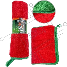 Салфетка LI-SA LS0107 из суперплотной микрофибры для сушки и полировки 32х43см, плотность 800г/м2 48873
