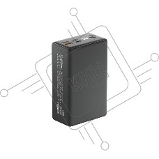 Внешний аккумулятор OLMIO QX-30, 30000mAh, 22.5W, QuickCharge3.0/PowerDelivery, LCD, графитовый