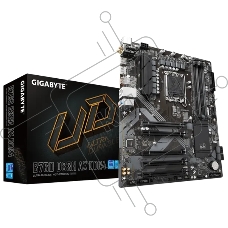 Материнская плата Gigabyte B760 DS3H AX DDR4, LGA 1700, Intel B760, 4xDDR4, 4xSATA, 2xM.2, 1xPCIe 4.0 x16, 4xPCIe 3.0 x1, 1xHDMI, 1xDP, 1x 1Gb LAN, 4xUSB-A 2.0, 1xUSB-A 3.2 Gen 2, 1xUSB-C 3.2 Gen 2, 3x3.5 мм, 7.1, ATX.