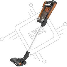 Пылесос вертикальный Blackton Bt VCA1401B оранжевый, питание от аккумулятора, 120 Вт, уборка сухая, пылесборник 0.6 л, работа от АКБ max 40 мин