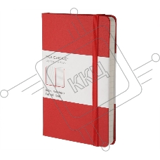 Блокнот Moleskine CLASSIC MM710R Pocket 90x140мм, 192 страниц, линейка, твердая обложка, красный