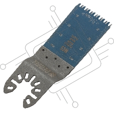 Насадка для МФИ Denzel режущая пазовая прямая, HCS, по дереву, ламинату, 34 х 2,5 мм, крупный зуб