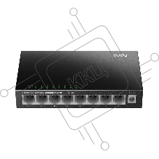 Коммутатор 8-Port 10/100 Mbps Desktop Switch, 8 10/100M RJ45 Ports, Loop Detection, Metal Case, Power Saving, Plug & Play
